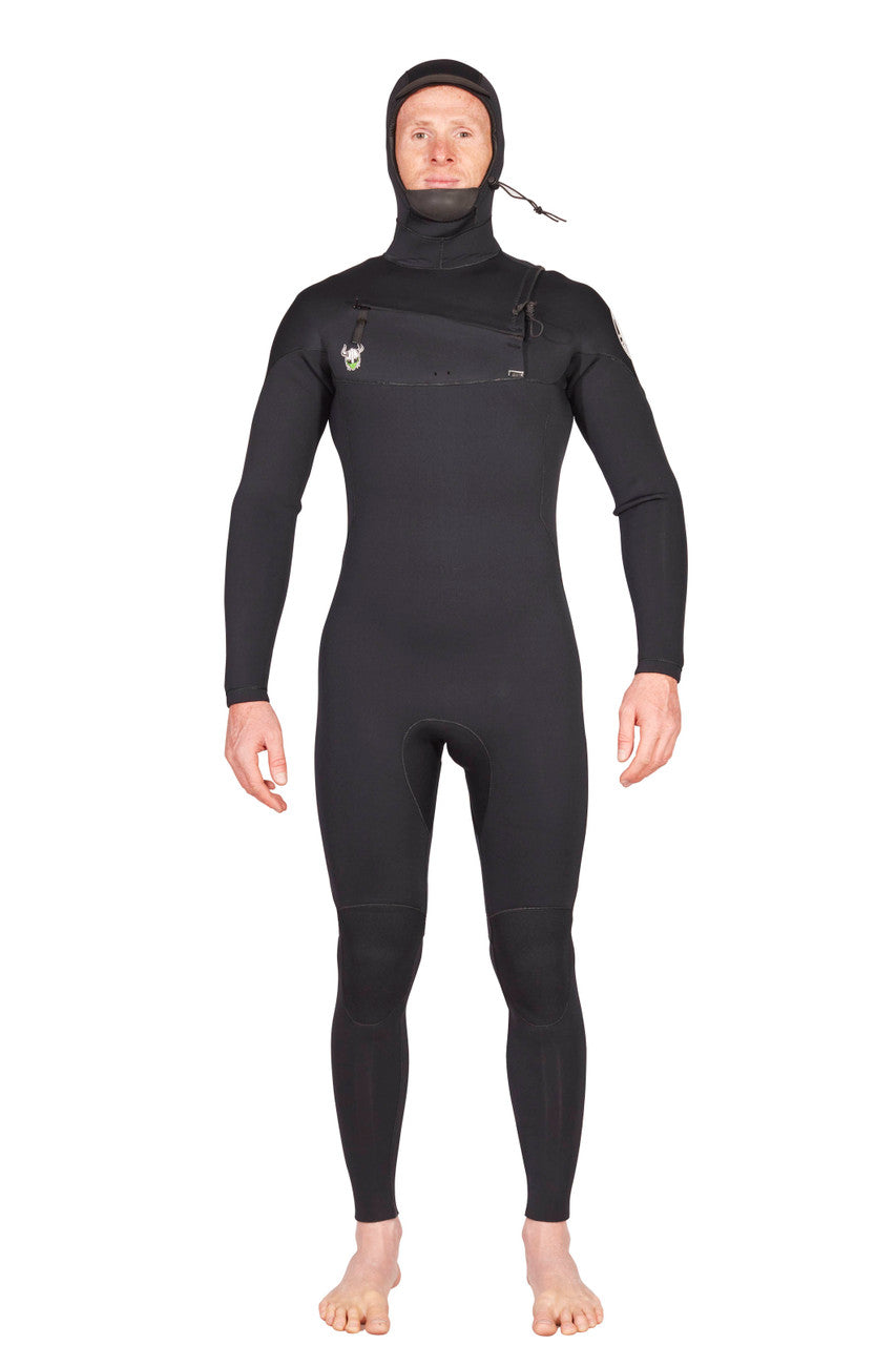 Viking 5/4 Hooded Front Zip Mens Wetsuit Yamamoto