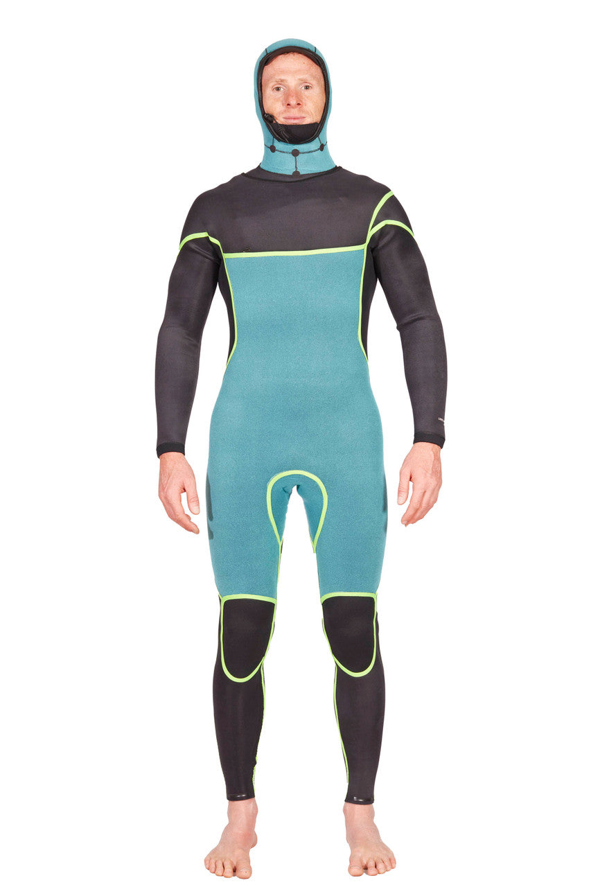 Viking 5/4 Hooded Front Zip Mens Wetsuit Yamamoto