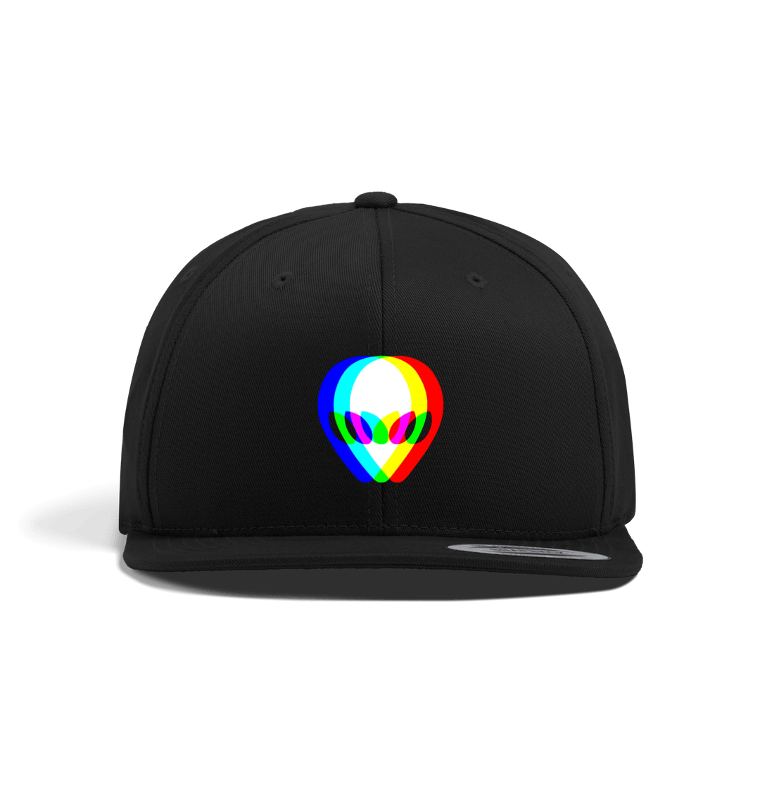 Black Luna 3D Alien Snapback Cap